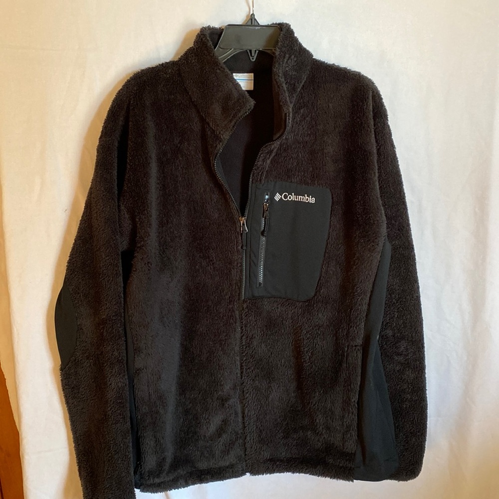 Columbia fleece jacket black size XXL
